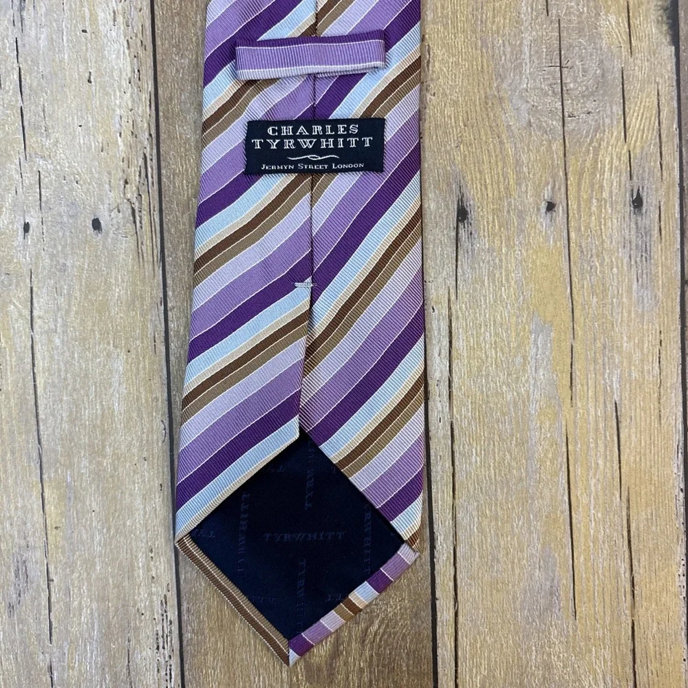 Charles Tyrwhitt Silk Tie Repp Striped
